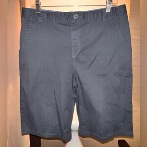 Boys Cat and Jack flat front shorts size 18 husky adjustable waist gray